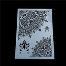 flower layering stencils for walls painting scrapbook stamp album decorative PES