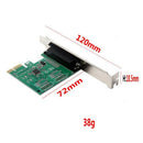2X(Pci-E Parallel Port Expansion Card Pci Express to Lpt Port Converter Ada