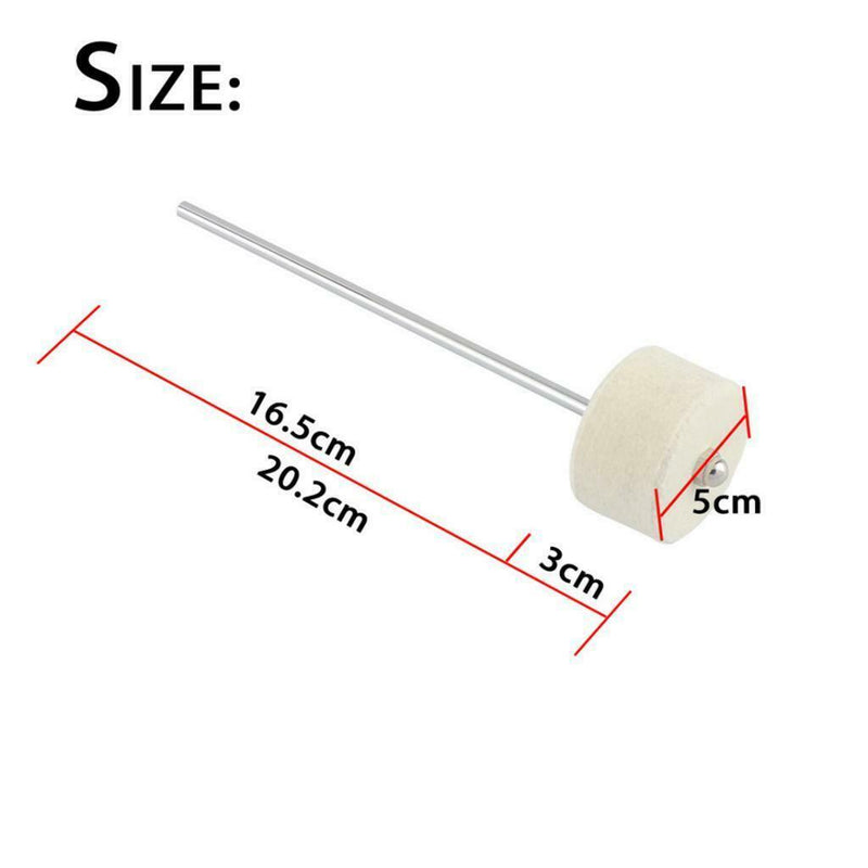 Durable Stainless Steel Drum Pedal Beater Hammer Step Mallet For Percussion