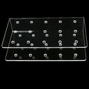 DIY Clear 15 Holes Rectangular Cake Holder Displays Stands Lollipop Candy Hold_