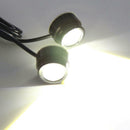 4in1 White Eagle Eye LED Car SUV Strobe Warning Grille Light DRL &Remote Control