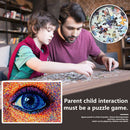 Colorful Eye 1000pcs DIY Paper Puzzles Jigsaw Educational Kids Adults Toys
