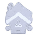 Christmas House Joint DIY Metal Scrapbook Embossing Craft Cutting Die