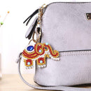 5pcs DIY Elephant Full Drill Special Shaped Diamond Painting Keychain Gifts