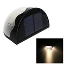 Solar Powered 6 LED Wall Fence Light Outdoor Garden Courtyard Stairs Wall Lamp#