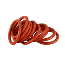28 mm x 3 mm Silicone O Ring Oil Sealing Washers Red 10 pcs J5W4