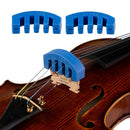 Rubber Violin Mute Silencer for Violin Practice Parts Accessories Blue