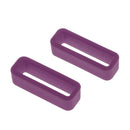 Silicone Accessories Wrist Band W/ Metal Buckle For Suunto  Purple