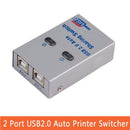 Usb2.0 Printer Sharing Device Splitter Auto Sharing Switch Automatic Switch