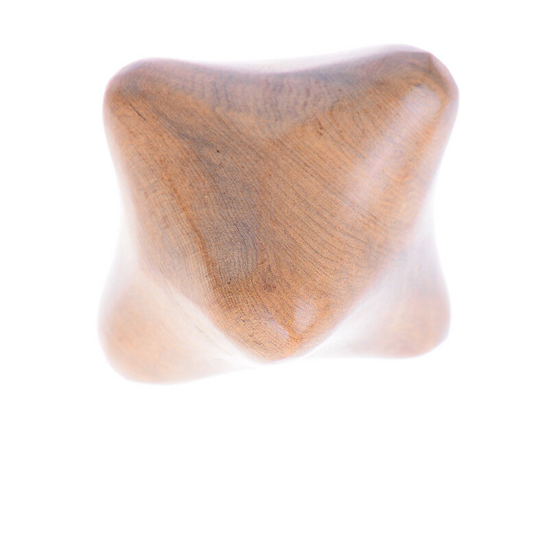 1pc star stress relief wooden  massager roller relieve fasciitis acupressure  Gn