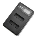 NP-BX1 Battery Dual Slot Charger Fit For Sony RX100 HX90V HX300 HX400V RX1 WX300