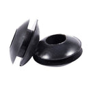 90pcs Black Rubber Grommet Electrical Cable Wire Gasket 1.5mm Groove K5D3
