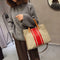 Canvas Women Shoulder Crossbody Bag Shopping Large Capacity Handbag (2)