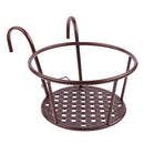 2Pieces Potted Flower Hangin Basket Heavy-duty Planter Braceket for Garden