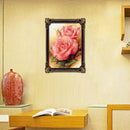 5D DIY Diamond Painting Blooming Rose Cross Stitch Embroidery Rhinestones