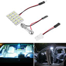 DC 12V T10/BA9S 5630 SMD 15LED Car Interior Dome Reading Light Panel Lamp