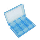 28 in 1 Protective Game SD TF Card Storage Case Box for Nintendo 3DS Blue