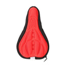 Silicone Cycling Bicycle Bike Saddle Seat Cover Red A4I7