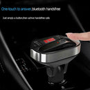 Bluetooth Dual USB Car Charger MP3 Player FM Transmitter w/Wireless Headset