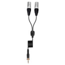 Comica Cvm-Ds-Xlr 3.5Mm Dual-Head Xlr Output Cable for Camera Camcorder wit
