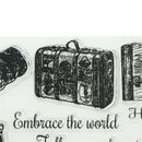Romantic Sailboat Camera Globe Travel Stamp Seal Scrapbooking/Photo AlbumDeco JR