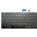 Laptop Keyboard Backlit W/ frame black German (DE) for TOSHIBA L850