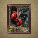 Rooster 5D Diamond Embroidery Painting Cross Stitch Full Drill DIY Craft