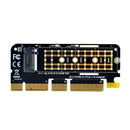 M.2 NVMe SSD To PCI-E X16 Converter Card NGFF M-Key M.2 PCIe PCI-Express X4
