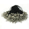 100pcs Black Mobile Cell Phone Charm Nylon Lanyard Cords With Lobster Clasps New