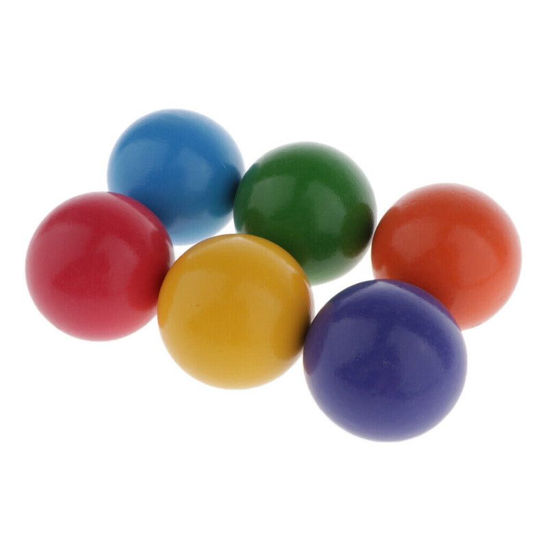 Stacking Up Cups Wooden Rainbow Stacking Balls Kids Educational Toys