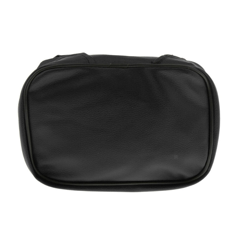 2 Pieces Black Motorcycle Rear Back Seat Waterproof Luggage Carrying Bag Tool