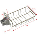 Water Filtering Shelf Stainless Steel Faucet Rack Practical Sponge Holder