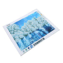 Diamond Painting Kit cross stitch 40*30cm Snow Winter Landscape Lake(White