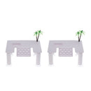2xReptile Tortoise Turtle Terrarium Floating Basking Platform Pier Ornament