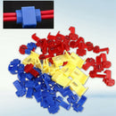 100Pcs Branch Connector Quick Connector Current Thief 50 X Blue 40 X Red 10
