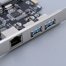 PCI-E Express USB 3.0, 2-Port Expansion Card Chipset, for Windows XP/Vista