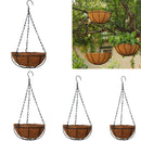 4pcs Hanging Flower Basket Round Flower