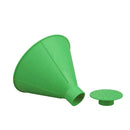 Cone Shaped Scrape Windshield Ice Scraper Funnel Remover (Green 14.5cm) A