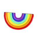 Fashion Rainbow Colorful Enamel Pins Metal Brooches For Women Cartoon CreatiG1L7