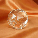 50MM FENG SHUI HANGING CRYSTAL BALL Sphere Prism Rainbow SuncatcherPendant V5G8