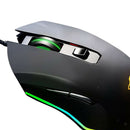 V1 Wired Gaming Mouse 8 Button w/ LED Breathing Light 3200 DPI for Laptop PC