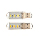 PortableKeychain USB Power 3 LED WhiteNight Light U Disk Shape Lamp Cover SEAU