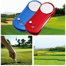 Golf Divot Repair Tool Switchblade and Detachable Ball Marker Value 2 Pack