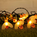 Solar LED Light Fairy String Honey Lamp Xmas Outdoor Garden Decor (50LED)