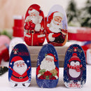 Christmas Mini Gift Package Tin Box Candy Baking Cookies Biscuit CaseS Ew