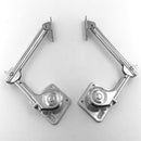 2pcs Hydraulic Randomly Stop Hinges Kitchen Cabinet Door Adjustable Hinge