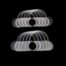 10 PCS Dental Cheek Teeth Retractor Opener C Shape Medium Size White ColorME