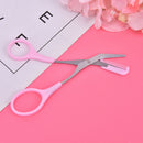 1pcs Eyebrow Eyelash Hair Scissors Comb Trimmer Stainless Steel Tool P a_J Gw