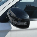 Carbon Fiber ABS Car Side Door Rearview Mirror Cover Trim Moldings for Mits