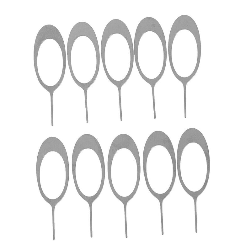 10Pcs Stainless steel needle sim card tray removal eject pin key tolj